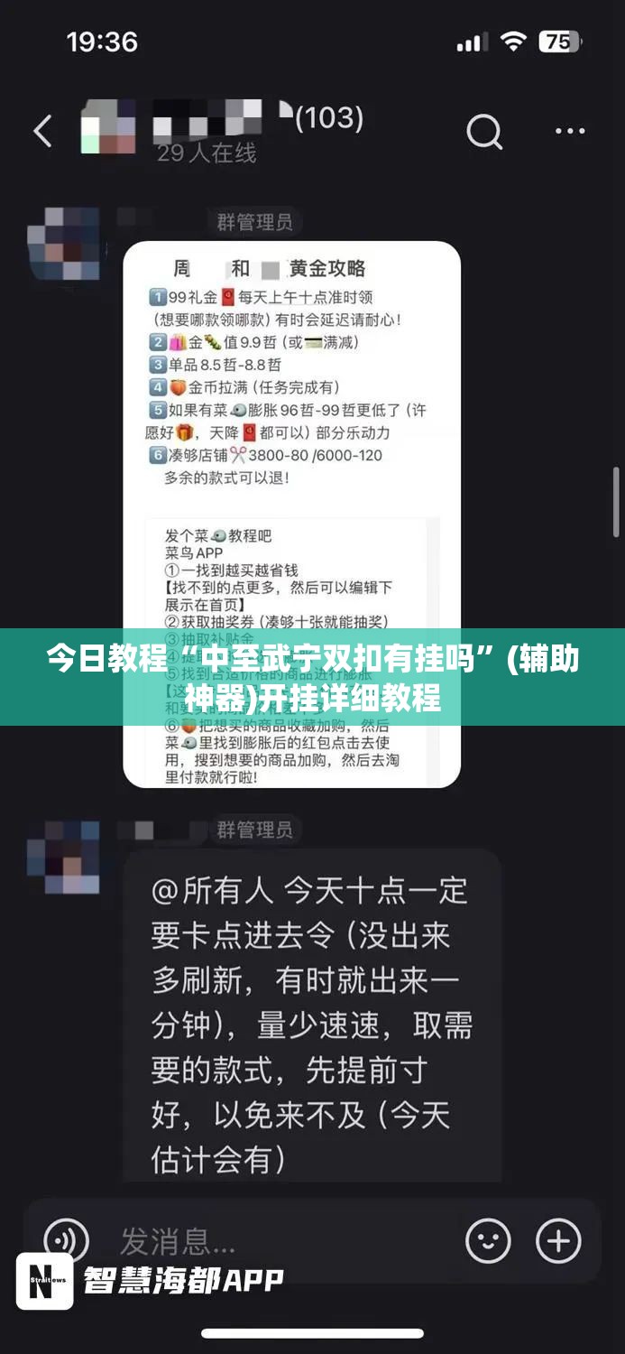 今日教程“中至武宁双扣有挂吗”(辅助神器)开挂详细教程