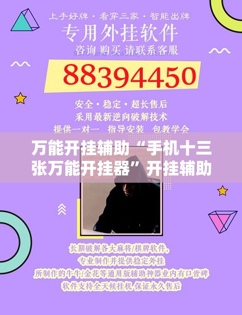万能开挂辅助“手机十三张万能开挂器”开挂辅助脚本+详细开挂安装教程