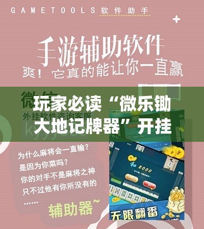玩家必读“微乐锄大地记牌器”开挂(透视)辅助教程