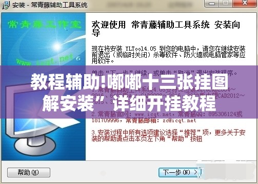 教程辅助!嘟嘟十三张挂图解安装”详细开挂教程