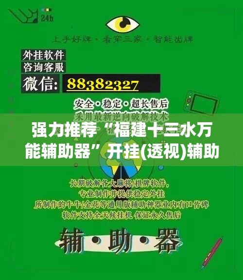强力推荐“福建十三水万能辅助器”开挂(透视)辅助神器