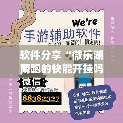 软件分享“微乐湖南跑的快能开挂吗”(辅助神器)开挂详细教程