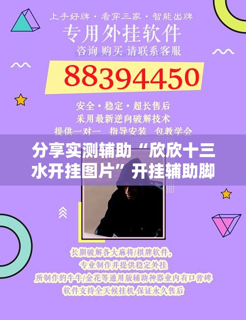 分享实测辅助“欣欣十三水开挂图片”开挂辅助脚本+详细开挂安装教程