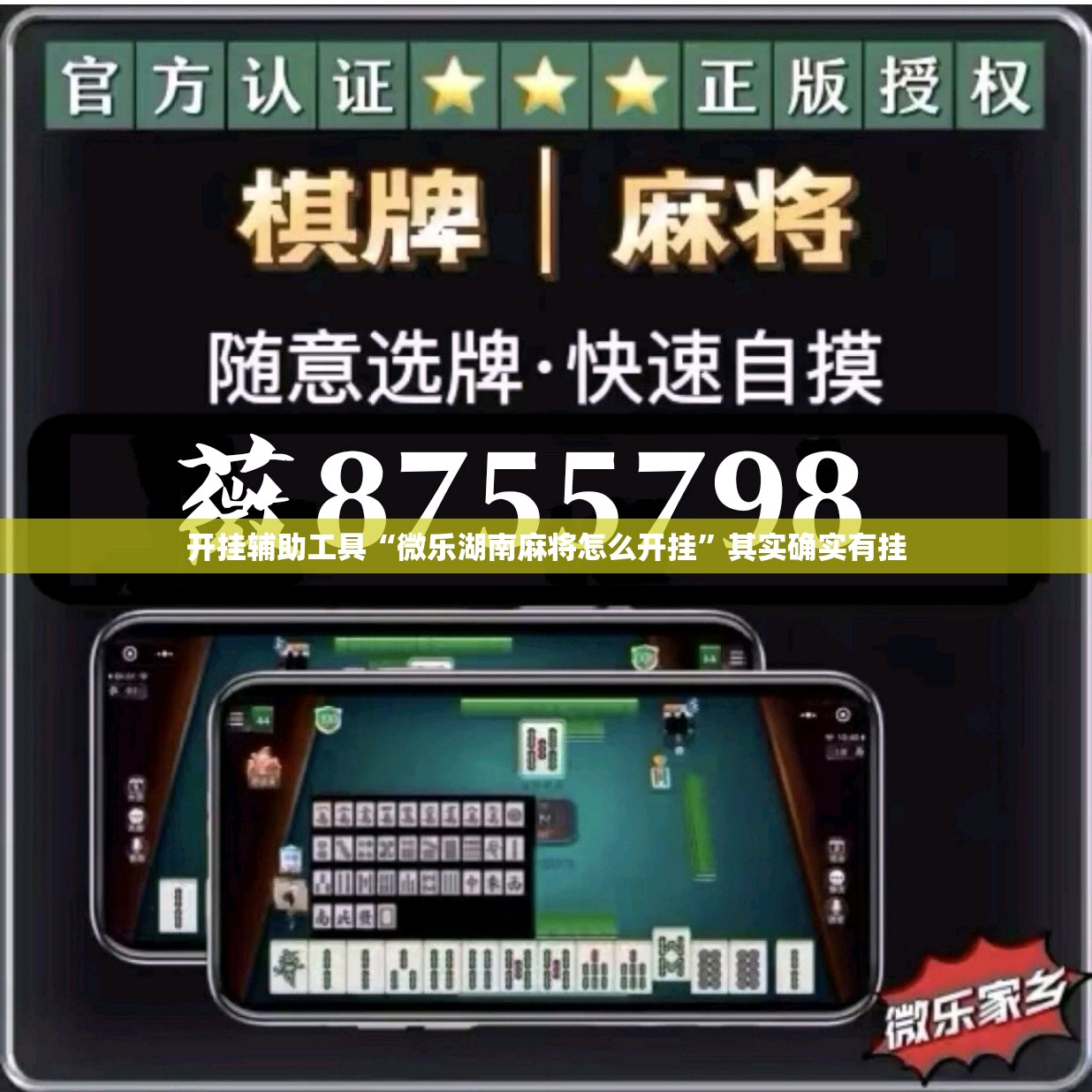 开挂辅助工具“微乐湖南麻将怎么开挂”其实确实有挂