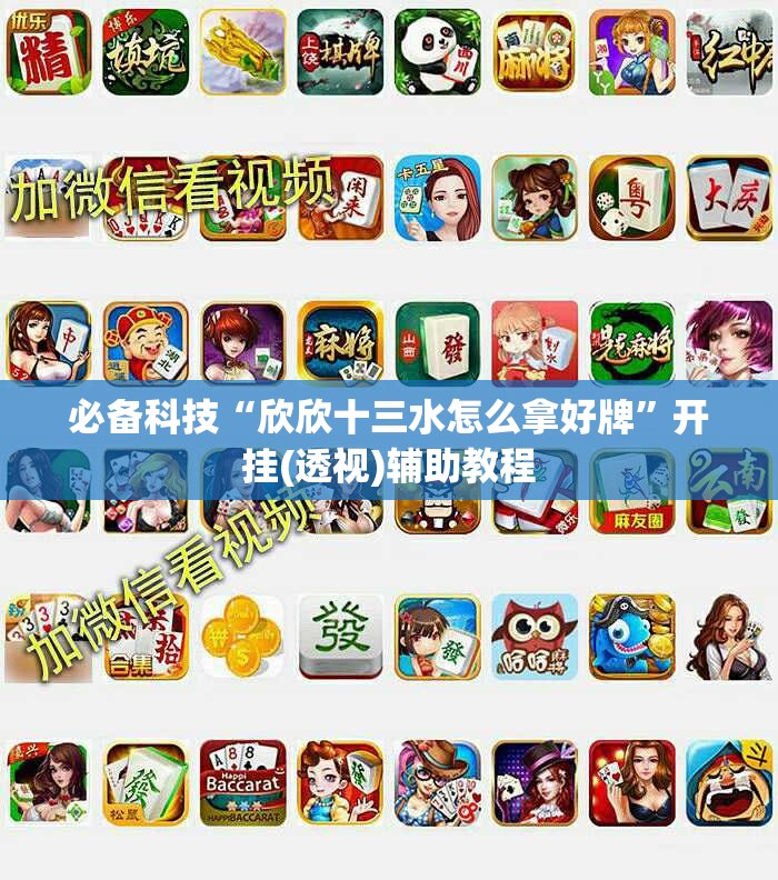 必备科技“欣欣十三水怎么拿好牌”开挂(透视)辅助教程