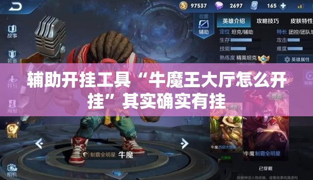 辅助开挂工具“牛魔王大厅怎么开挂	”其实确实有挂