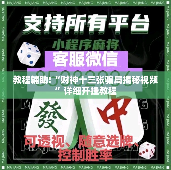 教程辅助!“财神十三张骗局揭秘视频”详细开挂教程