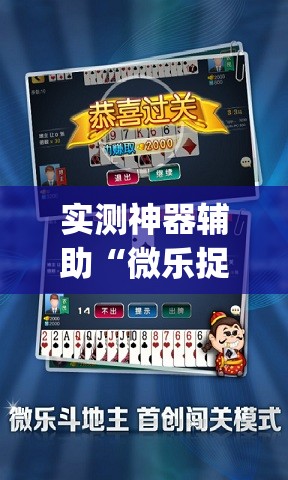 实测神器辅助“微乐捉老麻子记牌器”(免费)开挂辅助教学(最新辅助开挂教程)