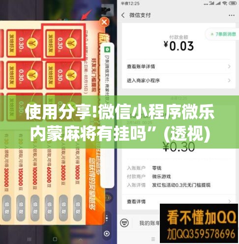 使用分享!微信小程序微乐内蒙麻将有挂吗”(透视)其实确实有挂