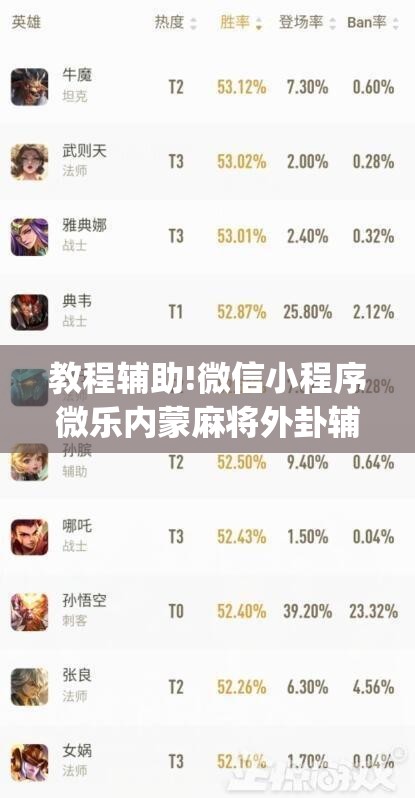 教程辅助!微信小程序微乐内蒙麻将外卦辅助软件下载”开挂(透视)最新辅助详细