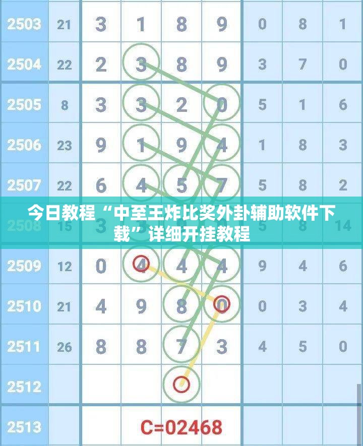 今日教程“中至王炸比奖外卦辅助软件下载”详细开挂教程
