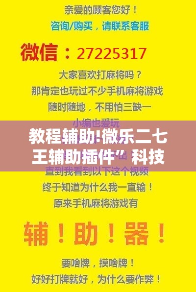 教程辅助!微乐二七王辅助插件”科技辅助神器手机版