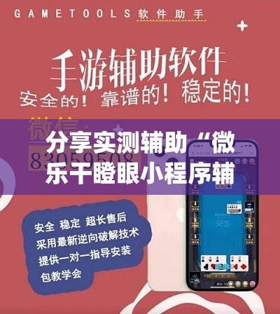 分享实测辅助“微乐干瞪眼小程序辅助器”(透视挂)辅助下载教程