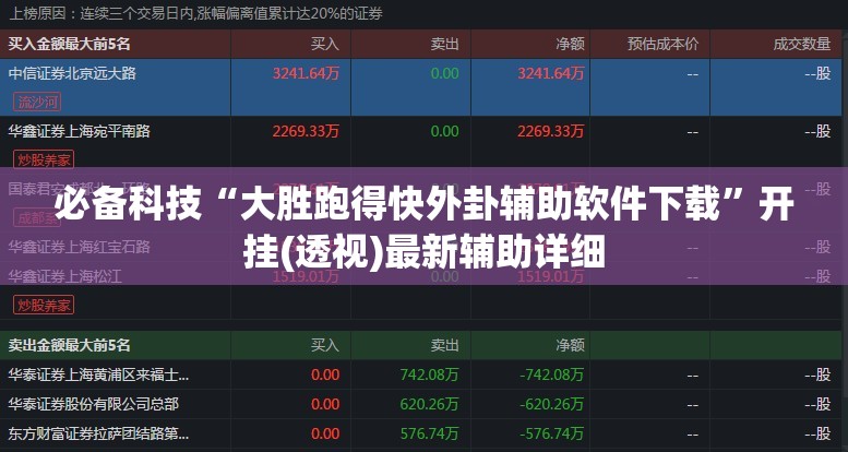 必备科技“大胜跑得快外卦辅助软件下载	”开挂(透视)最新辅助详细