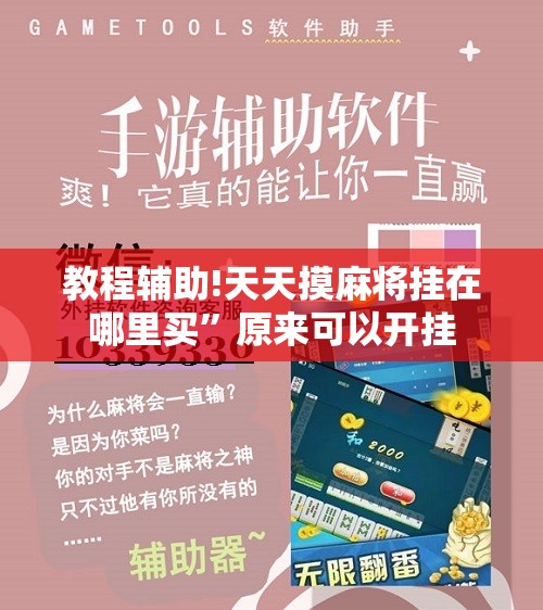教程辅助!天天摸麻将挂在哪里买”原来可以开挂