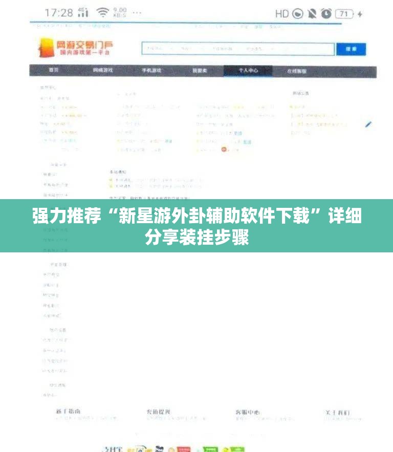 强力推荐“新星游外卦辅助软件下载”详细分享装挂步骤