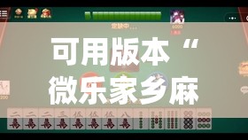 可用版本“微乐家乡麻将免费开挂(透视)	”开挂辅助脚本+详细开挂安装教程