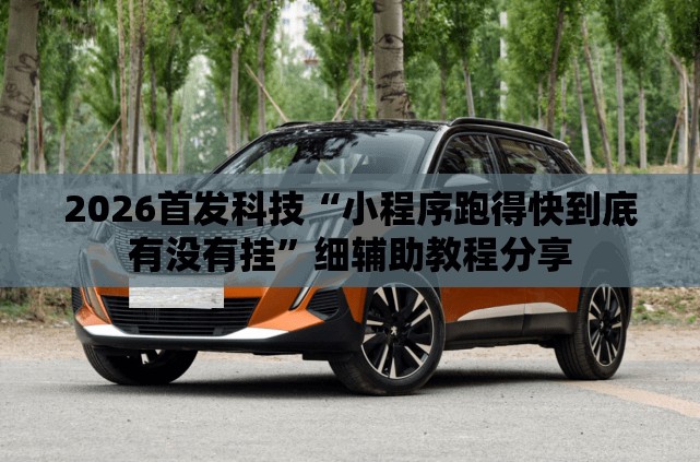 2026首发科技“小程序跑得快到底有没有挂	”细辅助教程分享