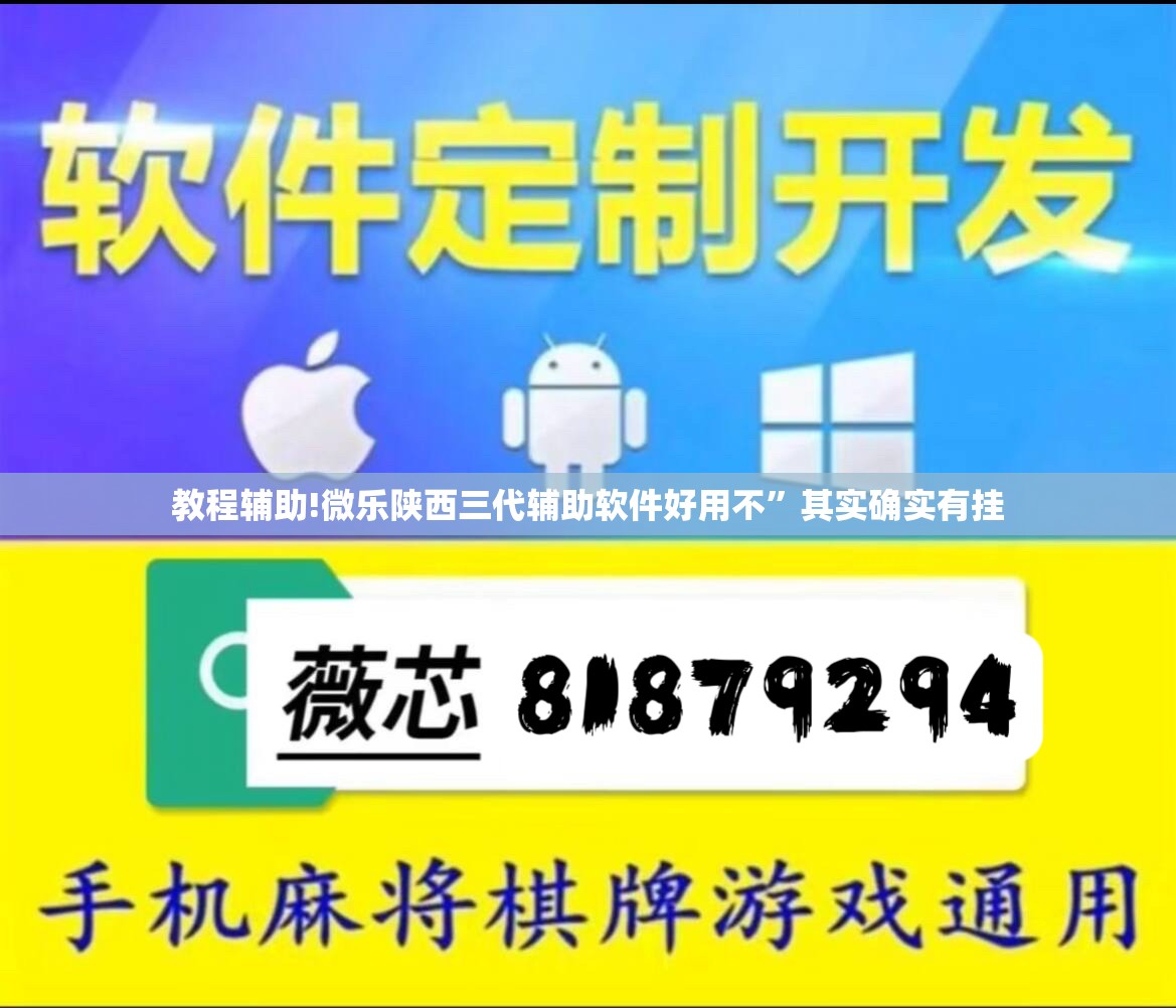 教程辅助!微乐陕西三代辅助软件好用不”其实确实有挂