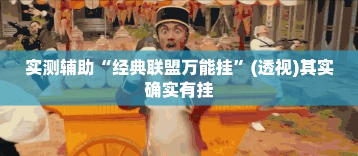实测辅助“经典联盟万能挂”(透视)其实确实有挂