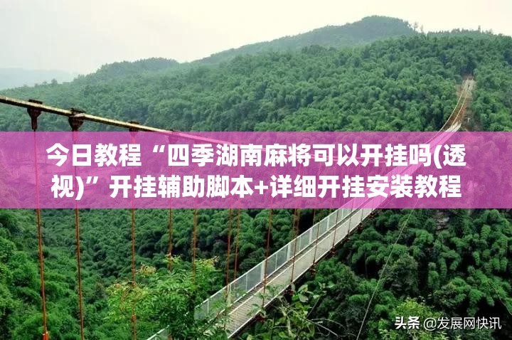 今日教程“四季湖南麻将可以开挂吗(透视)”开挂辅助脚本+详细开挂安装教程
