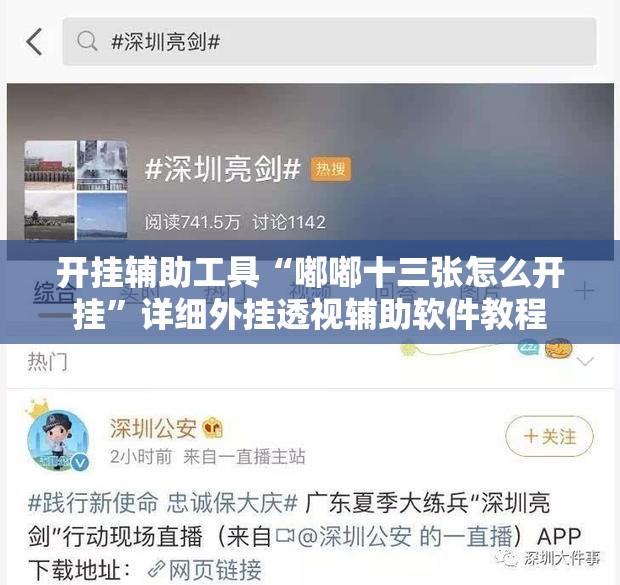 开挂辅助工具“嘟嘟十三张怎么开挂”详细外挂透视辅助软件教程