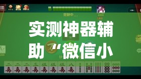 实测神器辅助“微信小程序微乐湖北麻将到底有没有挂	”(透视挂)辅助下载教程