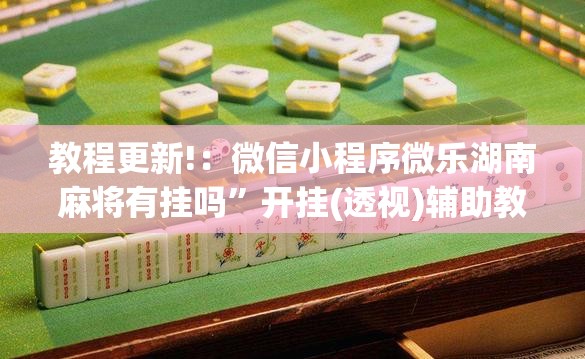 教程更新!：微信小程序微乐湖南麻将有挂吗	”开挂(透视)辅助教程