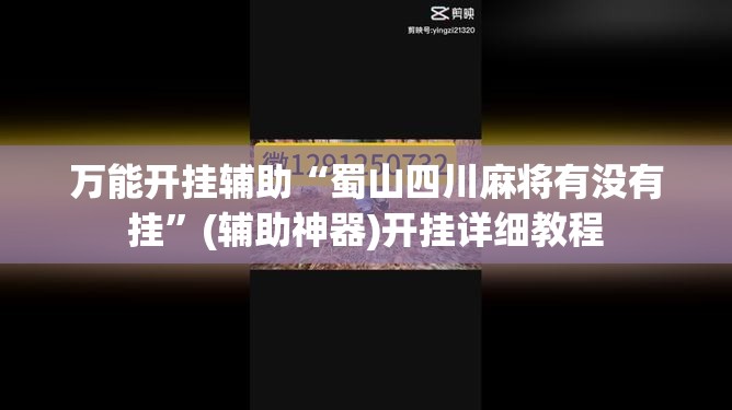 万能开挂辅助“蜀山四川麻将有没有挂”(辅助神器)开挂详细教程