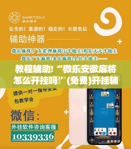 教程辅助!“微乐安徽麻将怎么开挂吗”(免费)开挂辅助教学(最新辅助开挂教程)
