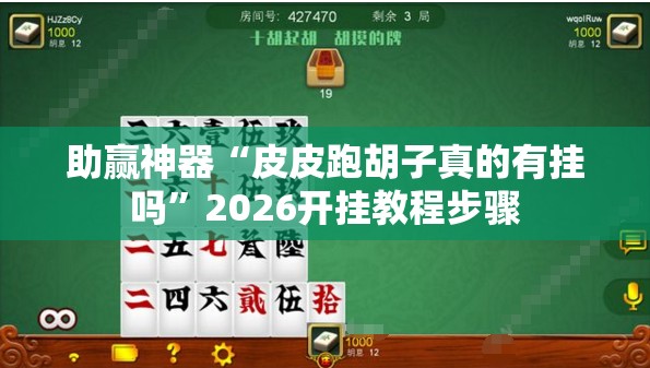 助赢神器“皮皮跑胡子真的有挂吗”2026开挂教程步骤