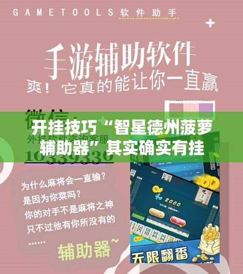 开挂技巧“智星德州菠萝辅助器”其实确实有挂