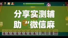 分享实测辅助“微信麻将小程序万能开挂器”(透视挂)辅助下载教程