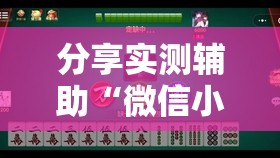 分享实测辅助“微信小程序麻将开挂通用版	”详细开挂教程