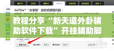 教程分享“新天道外卦辅助软件下载”开挂辅助脚本+详细开挂安装教程