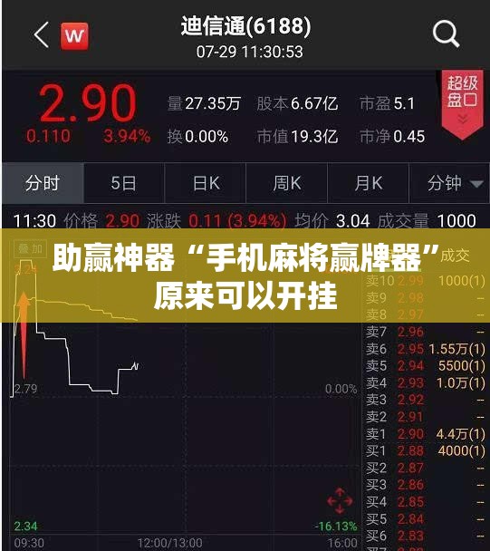 助赢神器“手机麻将赢牌器”原来可以开挂