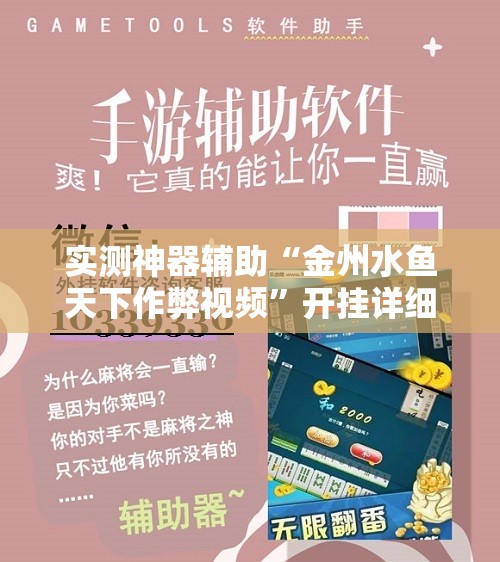 实测神器辅助“金州水鱼天下作弊视频”开挂详细教程