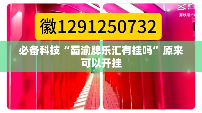 必备科技“蜀渝牌乐汇有挂吗”原来可以开挂