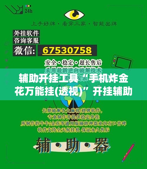 辅助开挂工具“手机炸金花万能挂(透视)”开挂辅助脚本+详细开挂安装教程