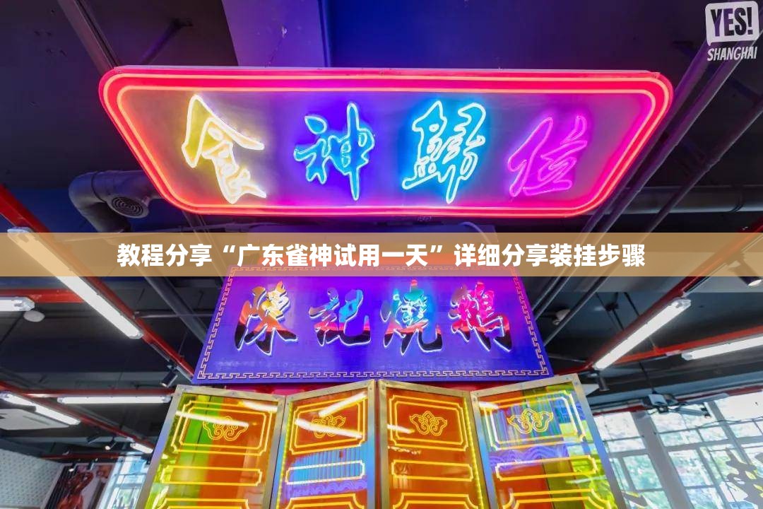 教程分享“广东雀神试用一天”详细分享装挂步骤