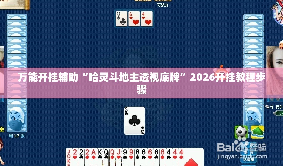 万能开挂辅助“哈灵斗地主透视底牌	”2026开挂教程步骤