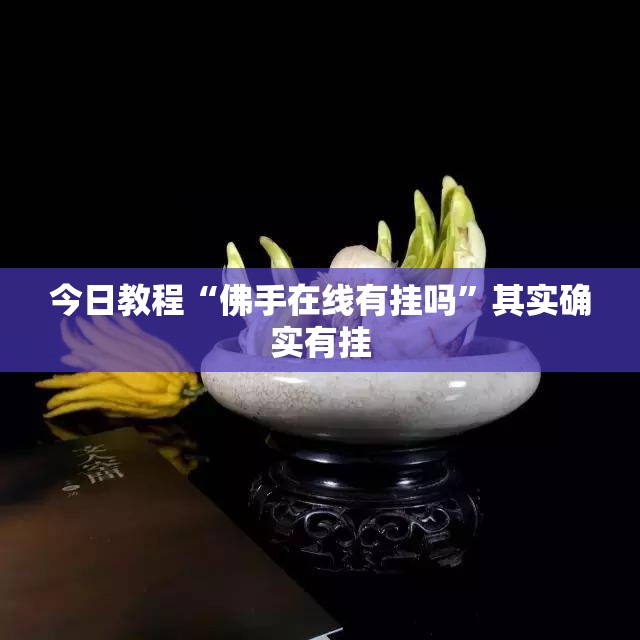 今日教程“佛手在线有挂吗”其实确实有挂