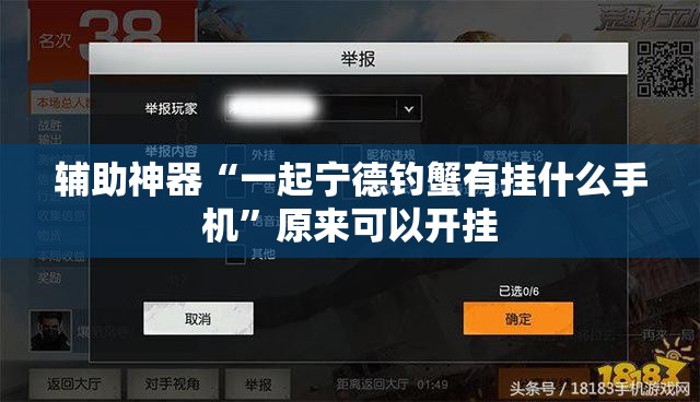 辅助神器“一起宁德钓蟹有挂什么手机”原来可以开挂