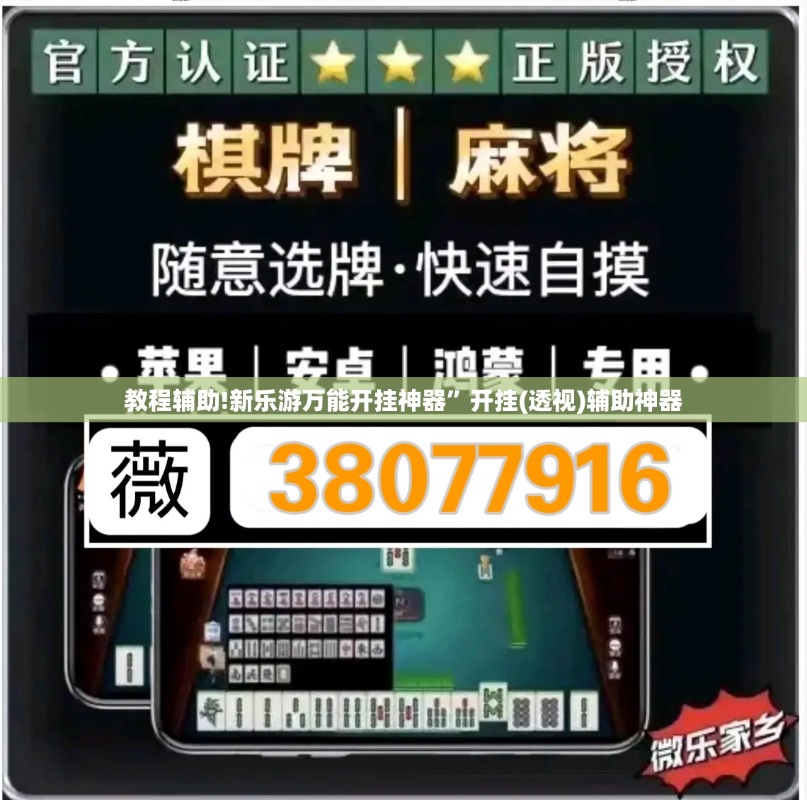 教程辅助!新乐游万能开挂神器	”开挂(透视)辅助神器