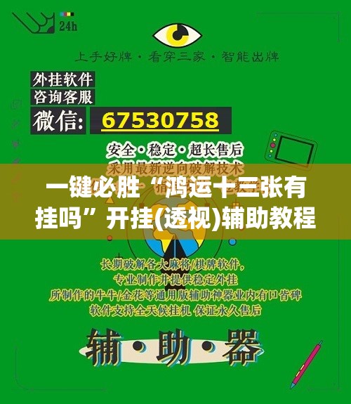 一键必胜“鸿运十三张有挂吗”开挂(透视)辅助教程