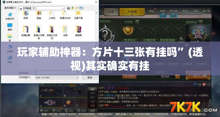 玩家辅助神器：方片十三张有挂吗”(透视)其实确实有挂